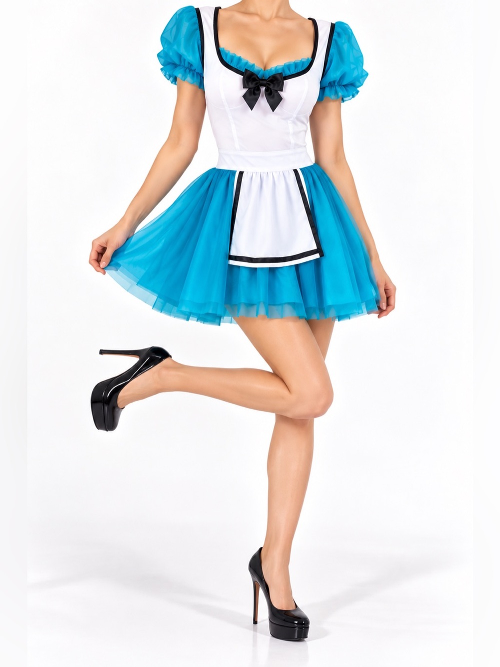 Leg Avenue Alice in Wonderland Halloween Costume S/M NWOT
